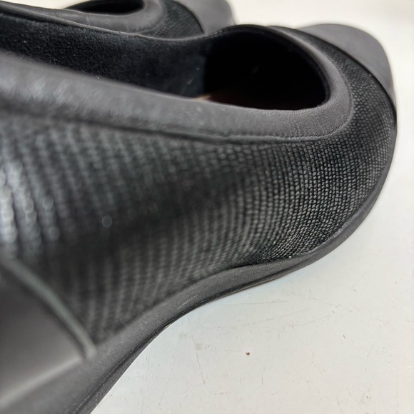 Clark’s Naela moon women’s‎ black leather wedge heel in size 9 - Picture 7 of 11